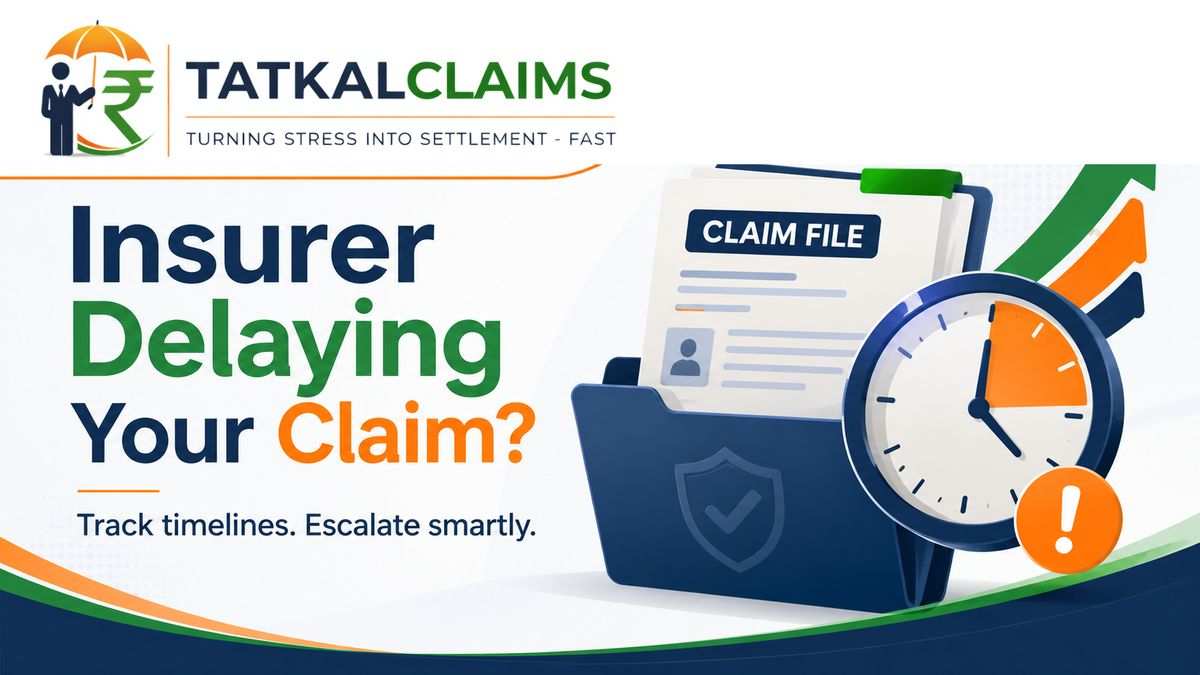 Insurance claim delay guide showing documentation escalation and tracking steps
