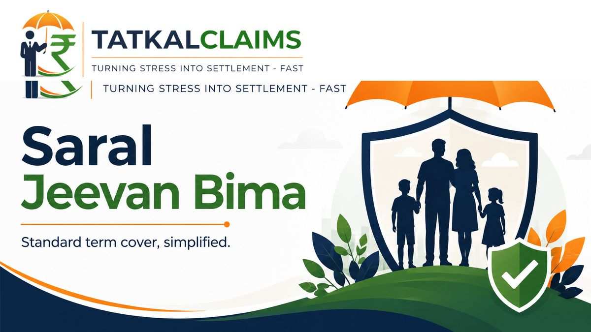Saral Jeevan Bima standard term insurance plan illustration